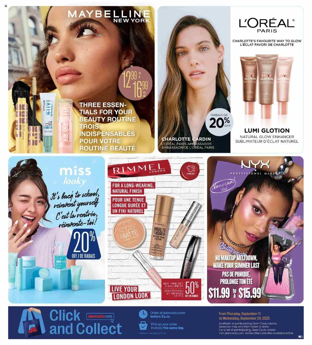 Jean Coutu flyer valid from 11.09.2025 | Page: 7 | Products: Concealer, Oil