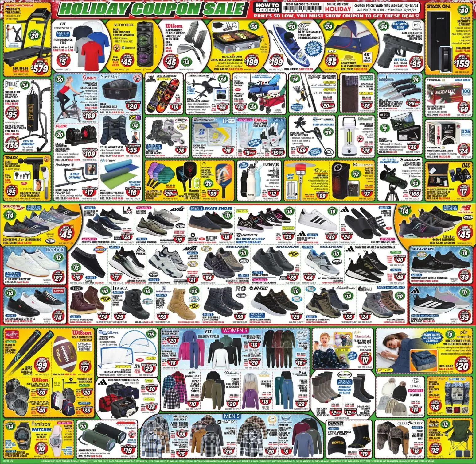 Big 5 Sporting Goods Weekly Ad - valid from 12.12.2025 | Page: 2 | Products: Tent, Water, Weight, Rod