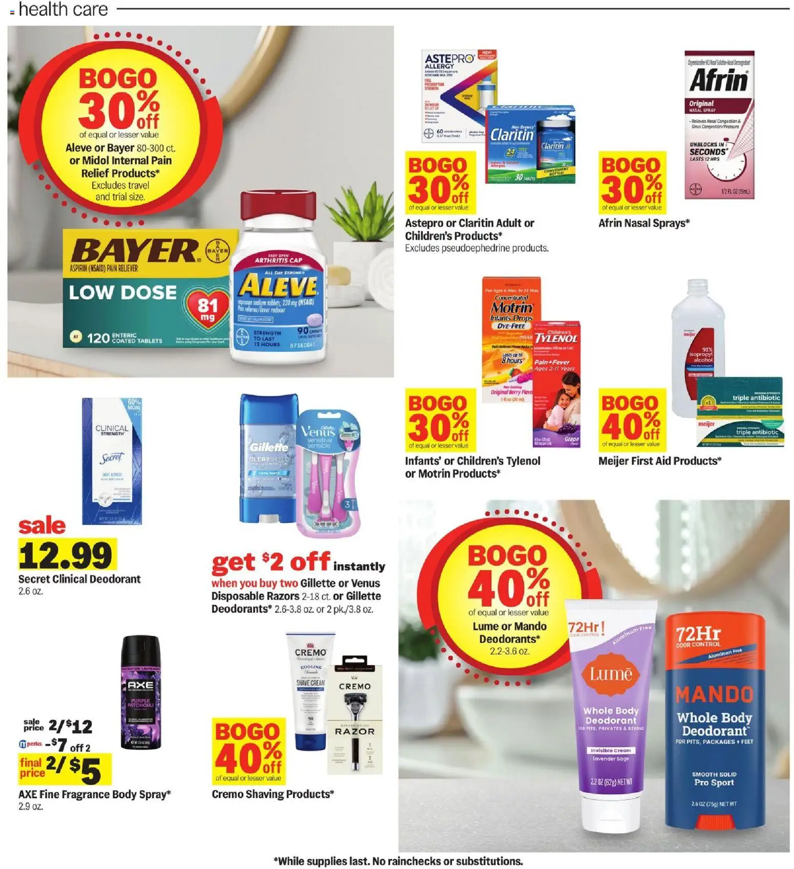 Meijer Weekly Ad - valid from 18.03.2026 | Page: 28 | Products: Fragrance, Deodorant, Cream, Cap