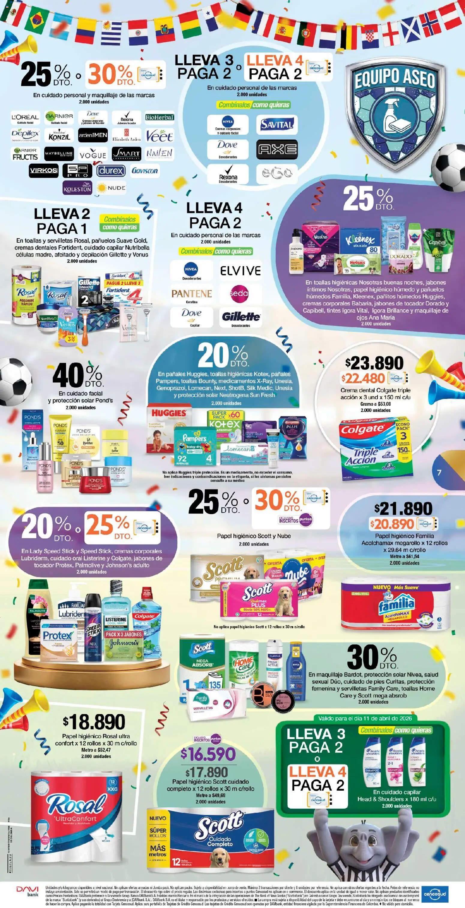 Jumbo revista - valida desde el 10.04.2026 | Página: 7 | Productos: Sobre, Crema dental, Pañales, Pera