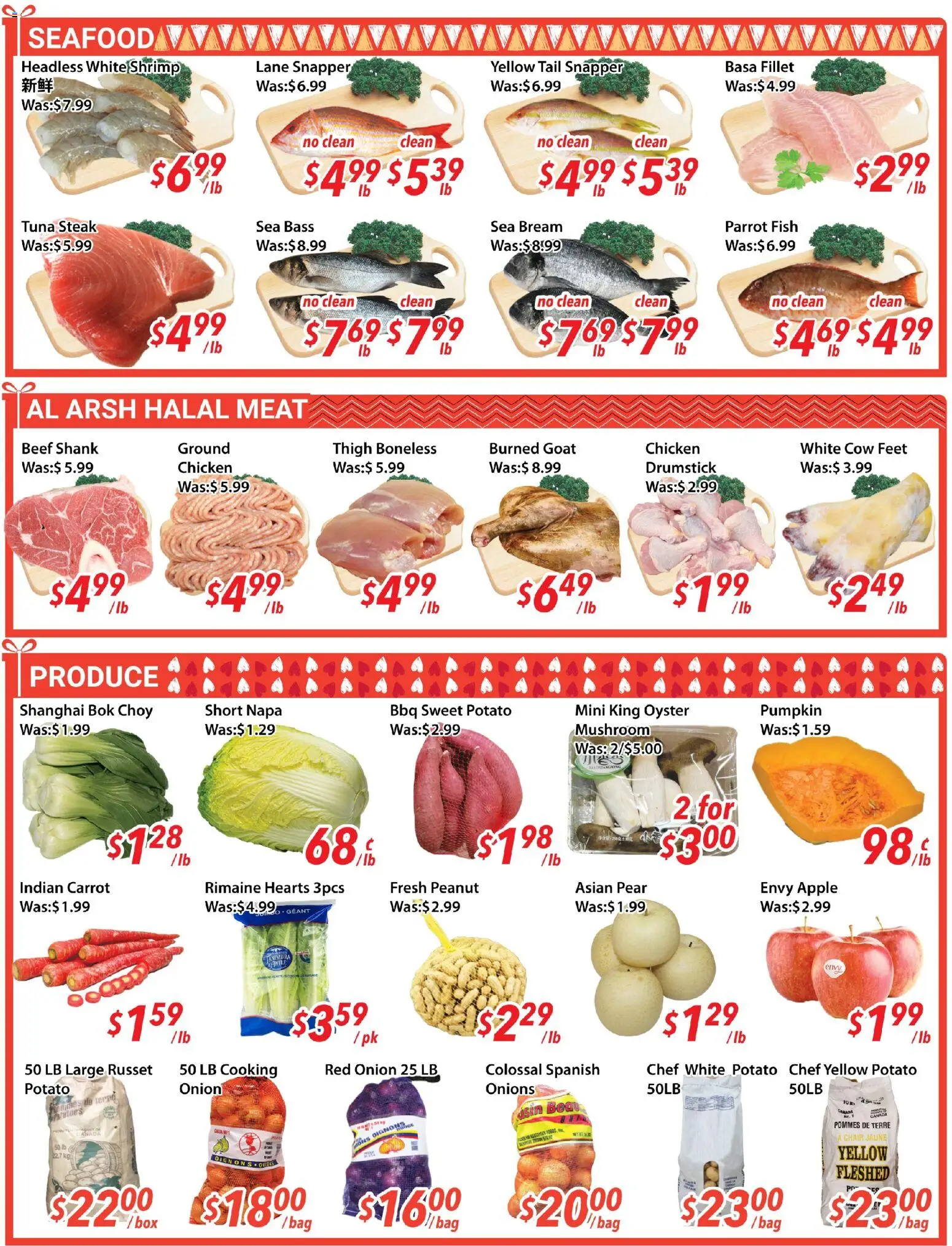 Ample Food Market flyer valid from 30.01.2026 | Page: 2 | Products: Fish, Carrot, Pumpkin, Chicken