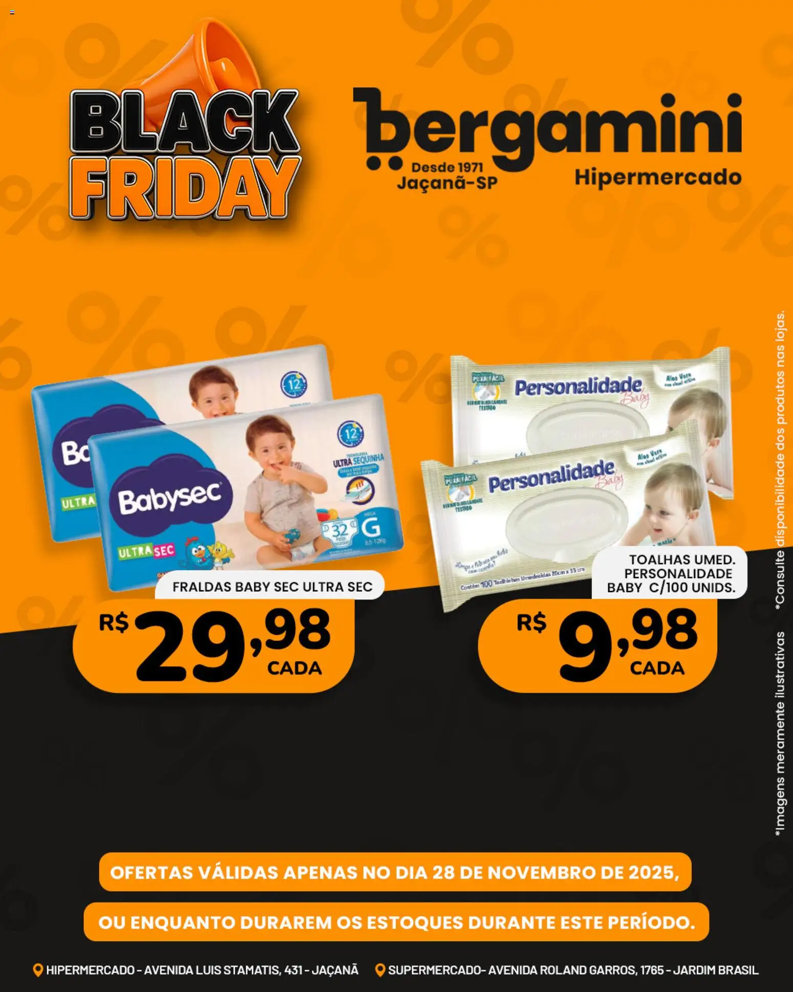 Supermercado Bergamini Folheto - válido de 28.11.2025 | Página: 13 | Produtos: Fraldas