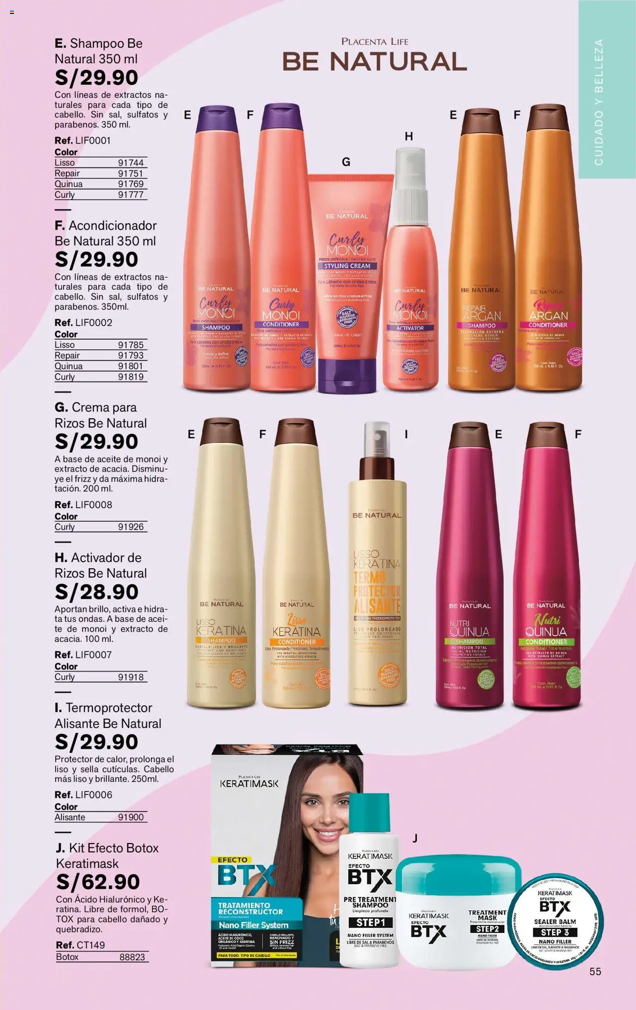 Catálogo Leonisa válido desde 24.06.2025 | Página: 55 | Productos: Acondicionador, Aceite, Té, Crema