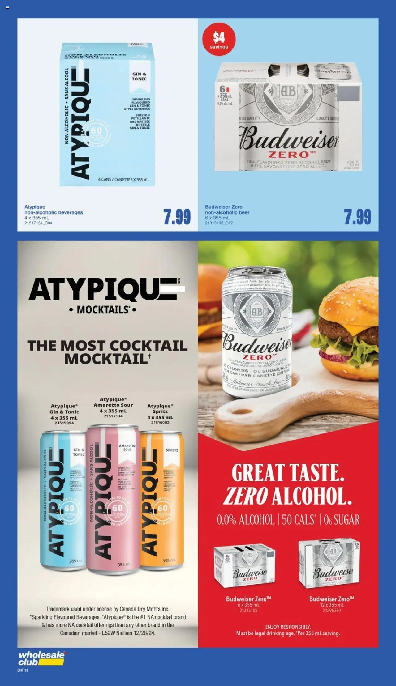 Wholesale Club flyer valid from 31.07.2025 | Page: 44 | Products: Gin, Beer