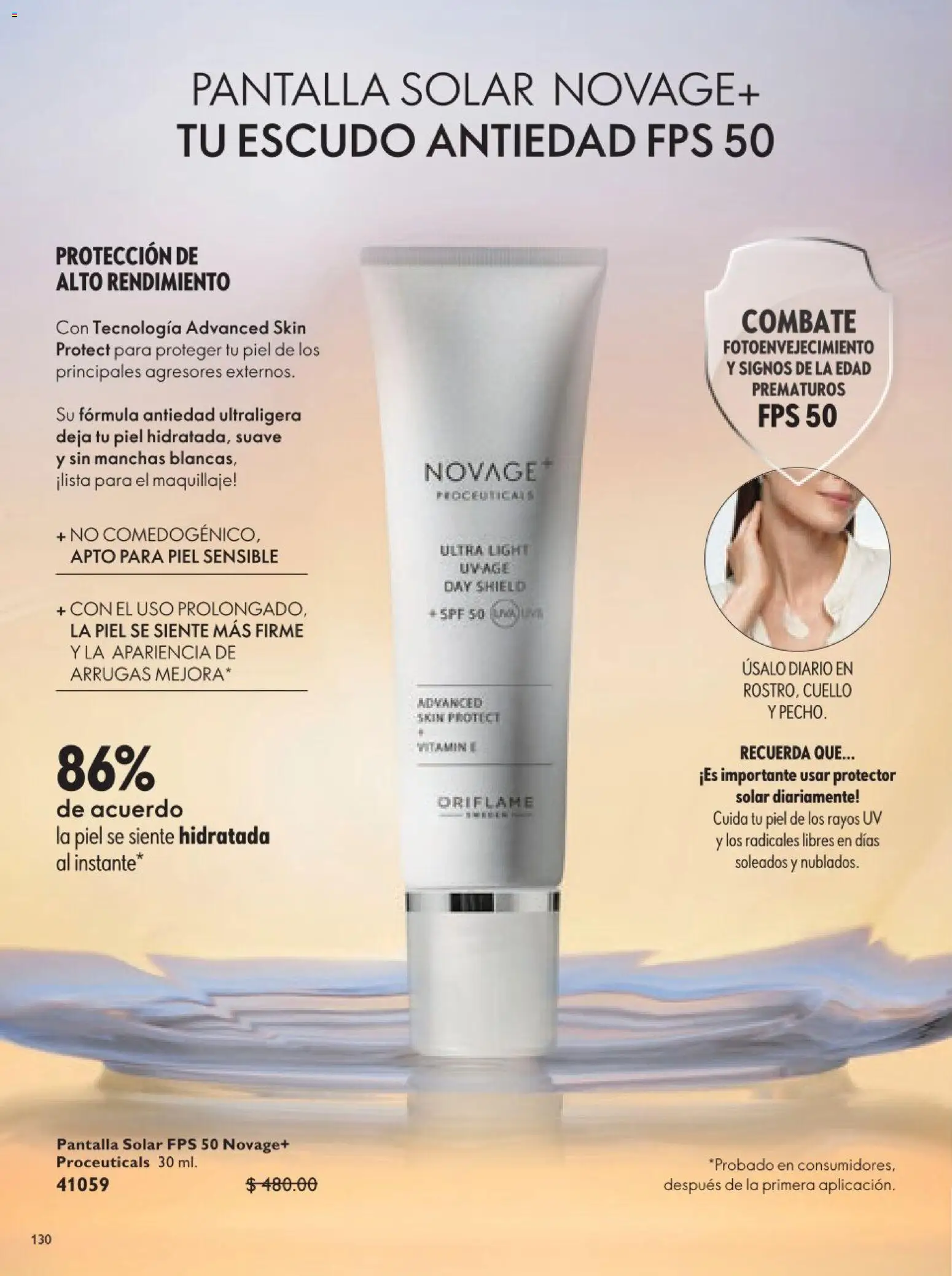 Nuevas ofertas de Oriflame válidas en toda la República Mexicana desde el 18.04.2026. ¡Encuentra las mejores ofertas en Oriflame campaña 6 2026! | Página: 130 | Productos: Maquillaje