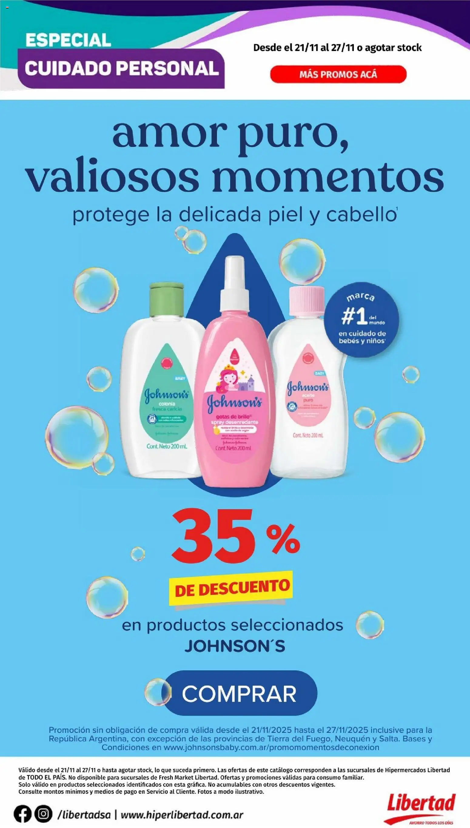 Hipermercado Libertad - CUIDADO PERSONAL HIPER │ válido desde el 21.11.2025 | Página: 2 | Productos: Aceite, Brillo