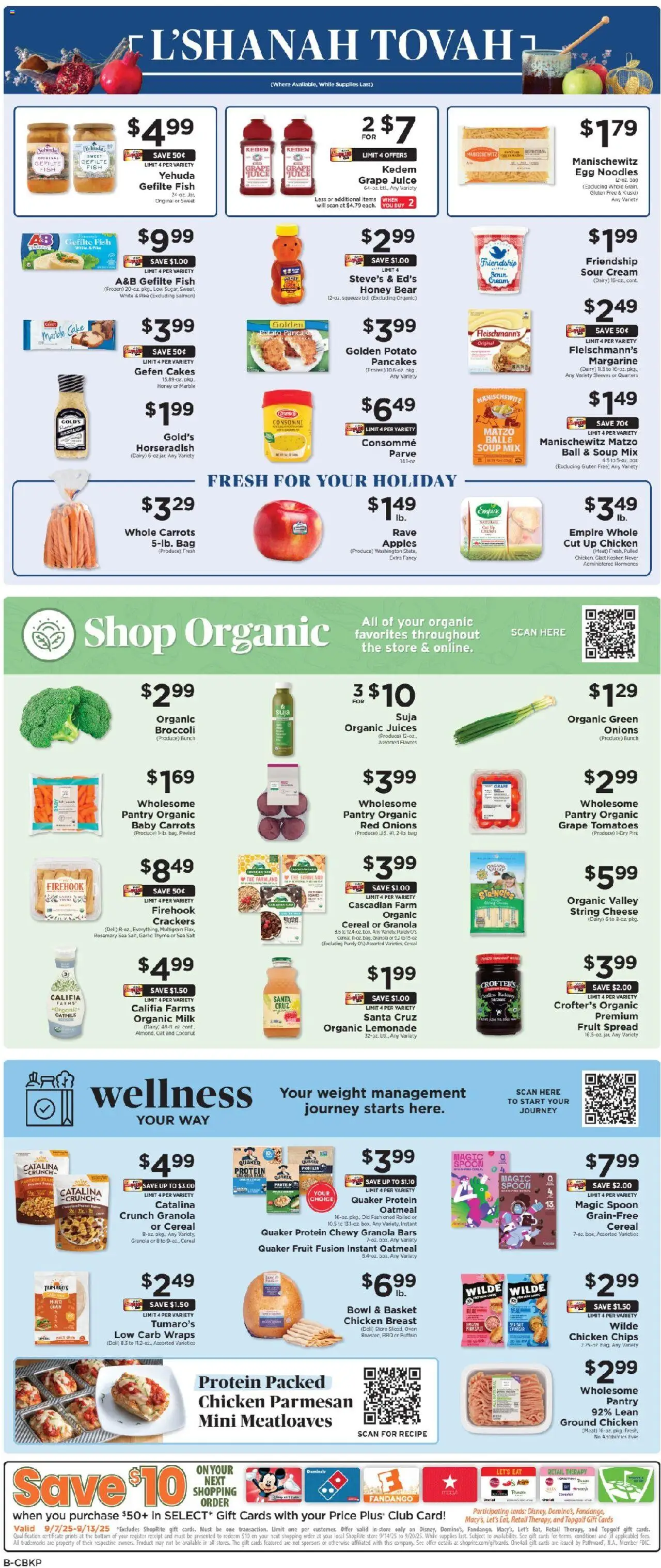 ShopRite Weekly Ad - NJ - valid from 07.09.2025 | Page: 10 | Products: Broccoli, Milk, Fish, Noodles