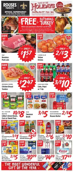 Preview of Rouses weekly ads valid from 12.11.2025