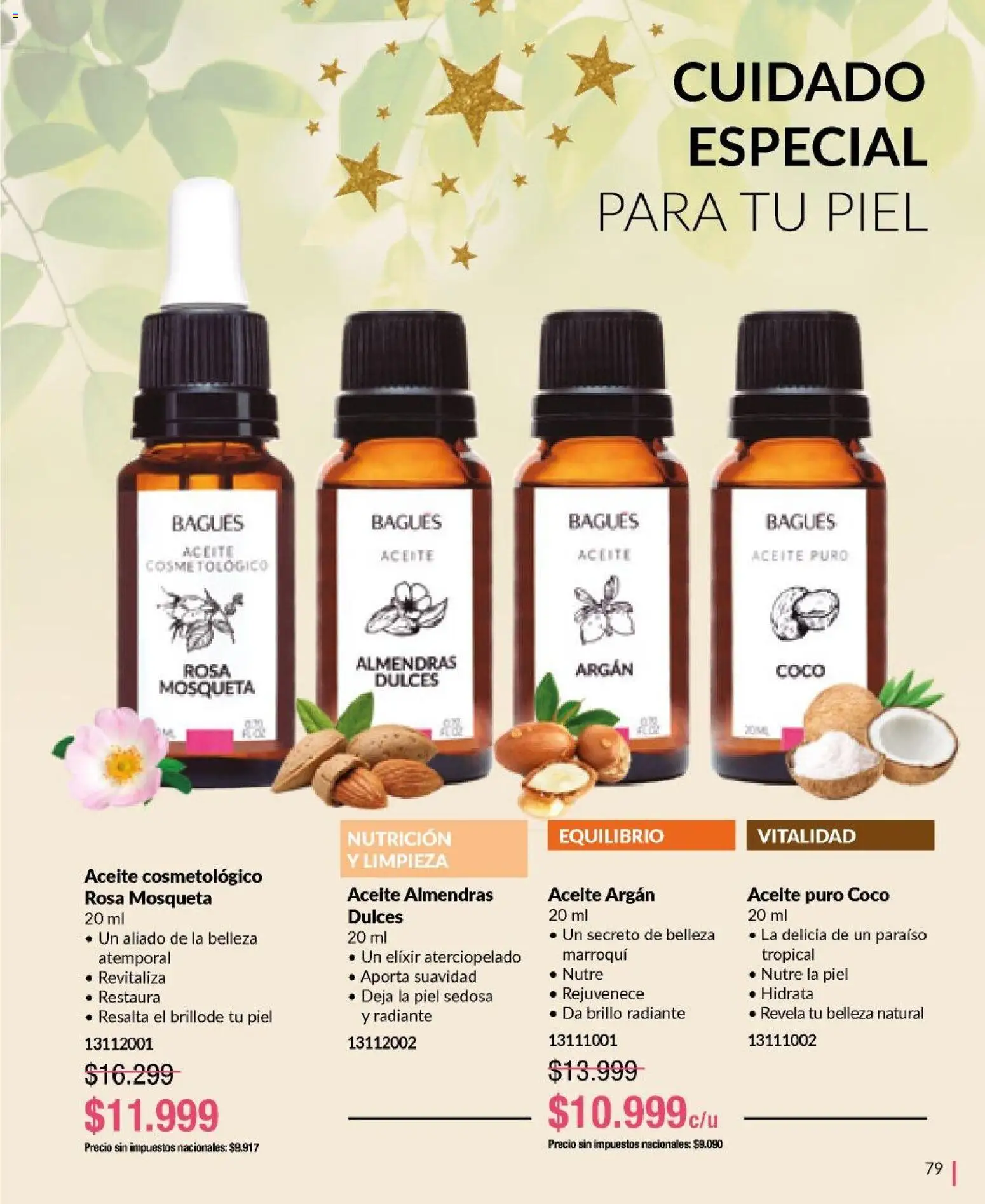 Bagués - Catálogo │ válido desde el 17.11.2025 | Página: 79 | Productos: Almendras, Aceite, Brillo, Radiante