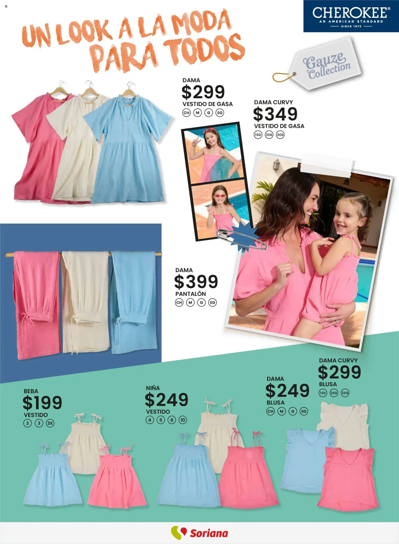 Nuevas ofertas de Soriana válidas en toda la República Mexicana desde el 12.03.2026. ¡Encuentra las mejores ofertas en Soriana - Catálogo Primavera Verano Híper Nacional! | Página: 12 | Productos: Blusa, Vestido