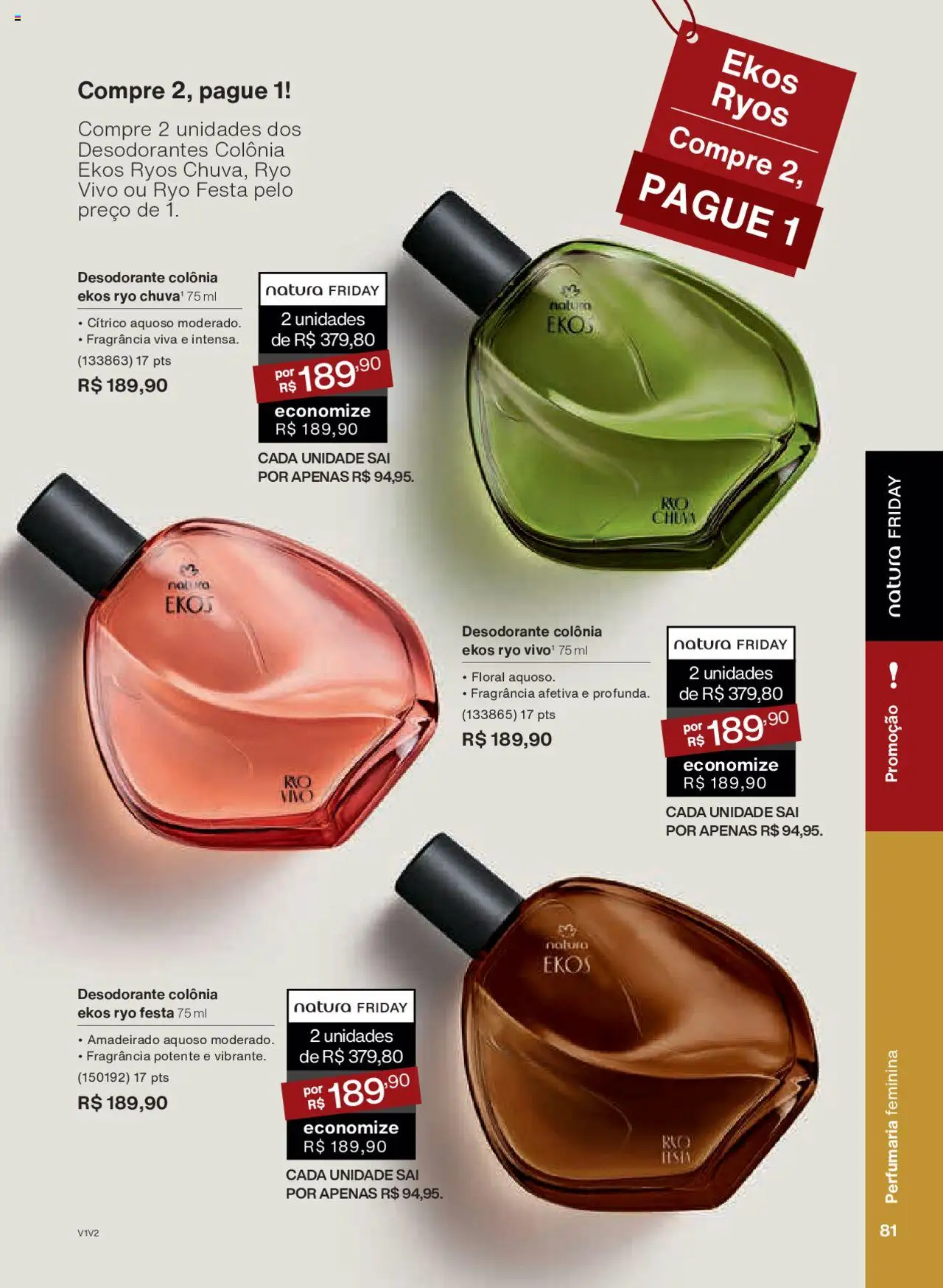 Natura Folheto - válido de 14.10.2025 | Página: 81 | Produtos: Fragrância, Desodorante