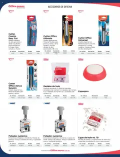 Nuevas ofertas de Office Depot válidas en toda la República Mexicana desde el 09.01.2025. ¡Encuentra las mejores ofertas en Office Depot catálogo 2025! | Página: 14