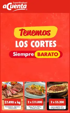 Super Bodega aCuenta ofertas  válido desde el 07.01.2026