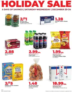Preview of HyVee weekly ads valid from 20.12.2025