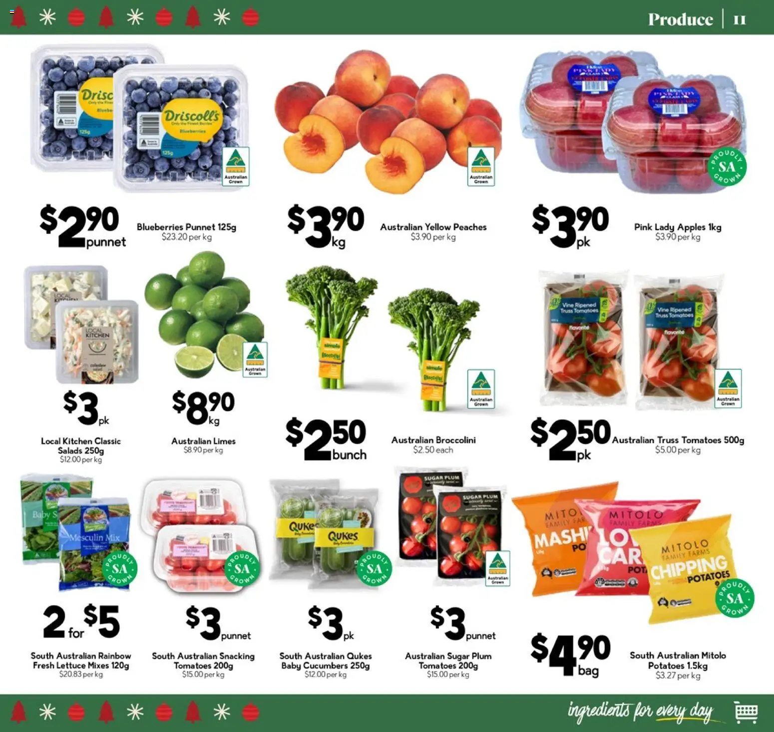 Drakes catalogue - valid from 10.12.2025 | Page: 11 | Products: Pot, Cucumbers, Potatoes, Sugar
