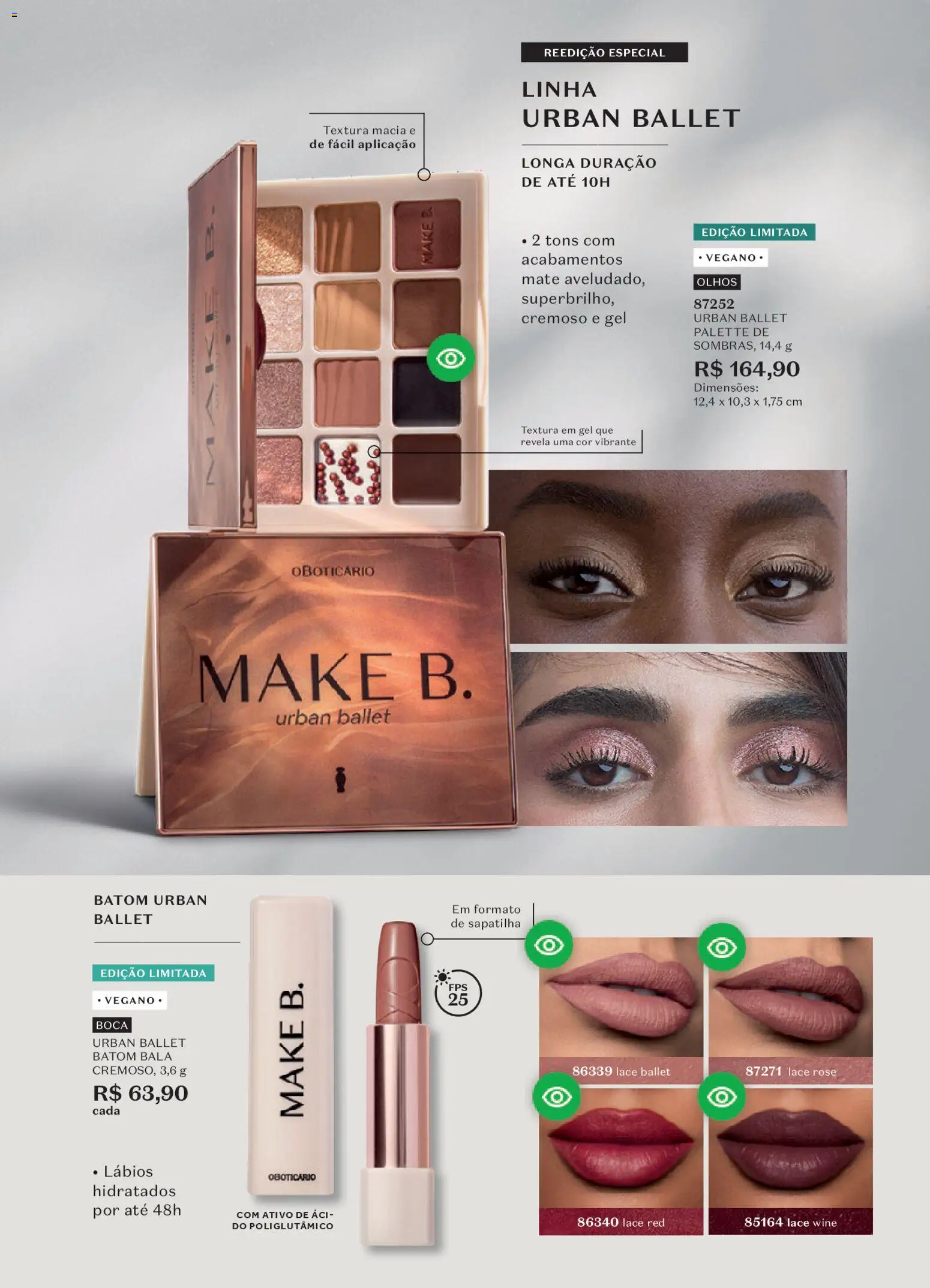 O Boticário Folheto - válido de 26.12.2025 | Página: 125 | Produtos: Batom, Bala