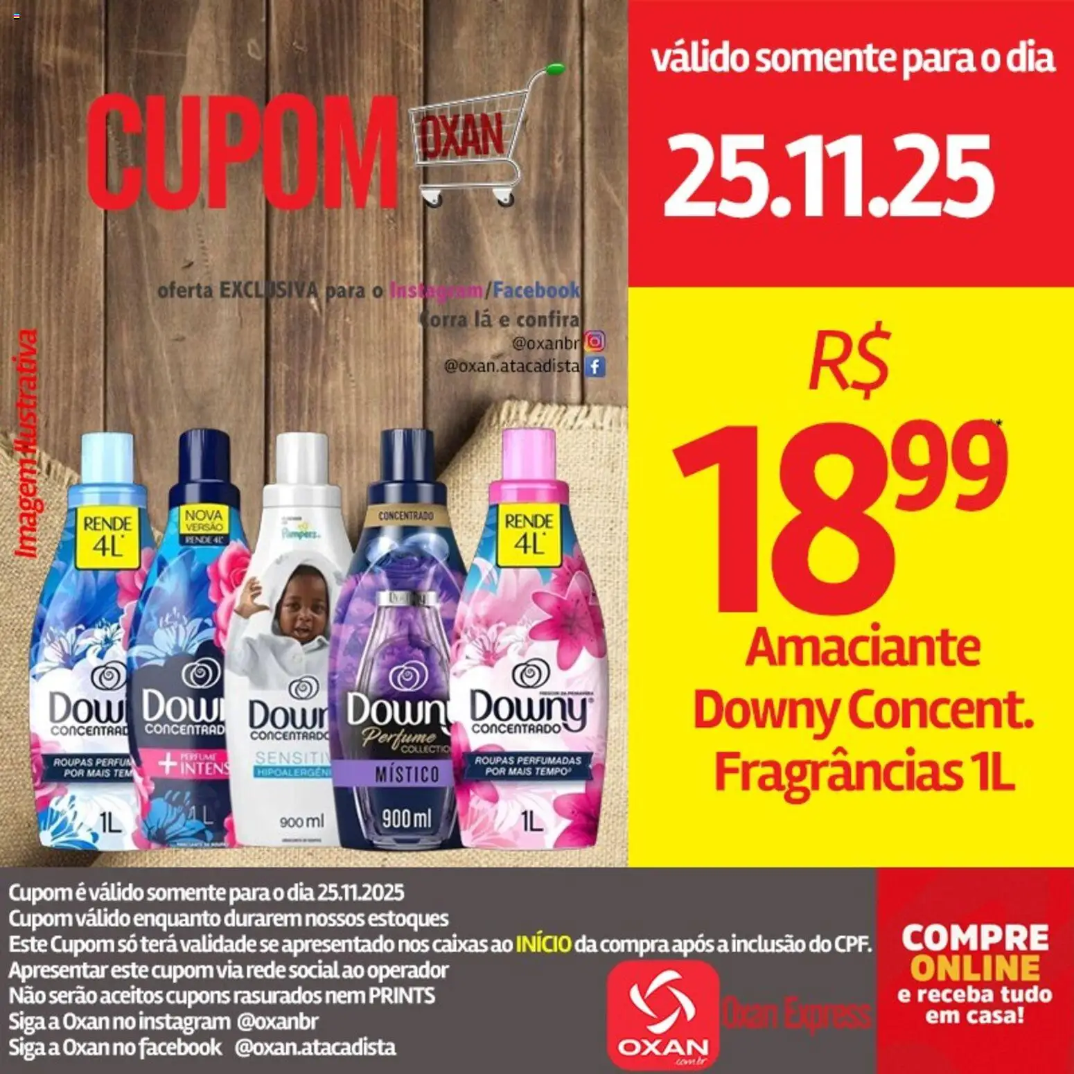Oxan Atacadista Folheto - válido de 25.11.2025 | Página: 6 | Produtos: Perfume, Roupas, Amaciante