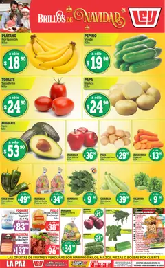 Vista previa de Casa Ley folleto Las ofertas de frutas y verduras, nuevo folleto de la tienda, válido en México a partir del 25.12.2025