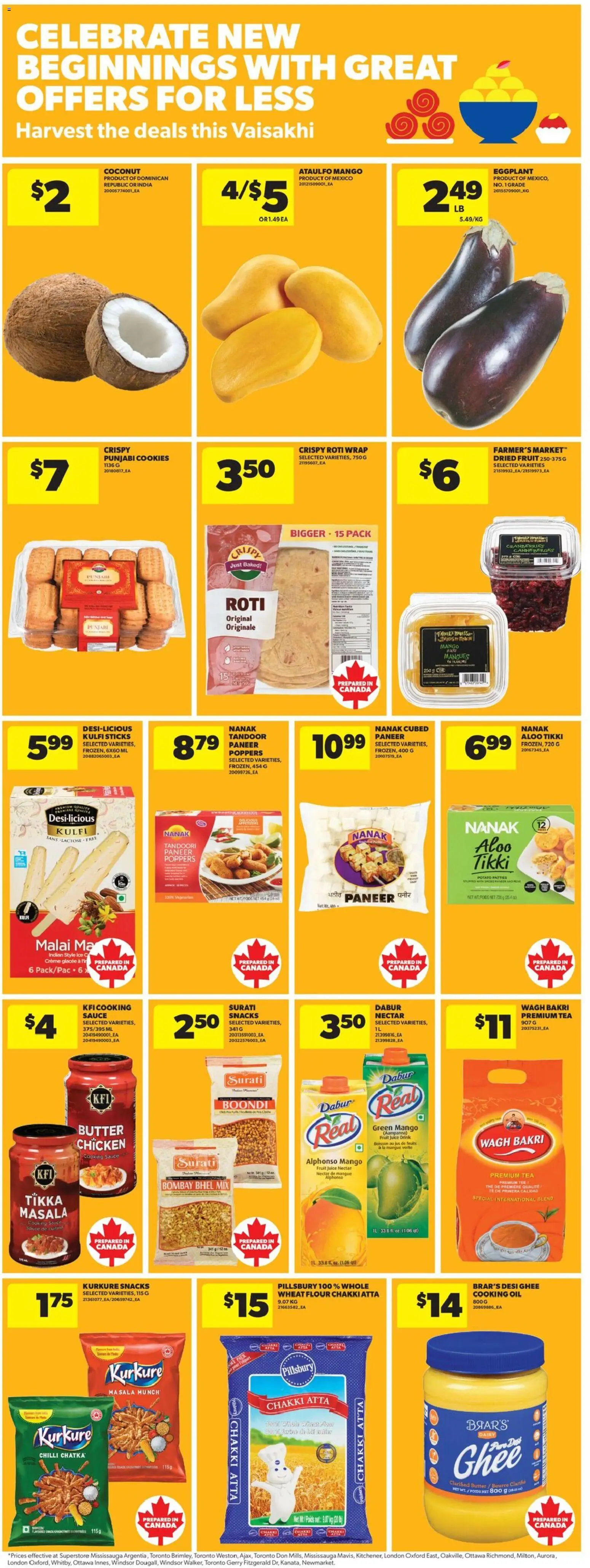 Real Canadian Superstore flyer valid from 19.03.2026 | Page: 29 | Products: Tea, Cookies, Oil, Juice