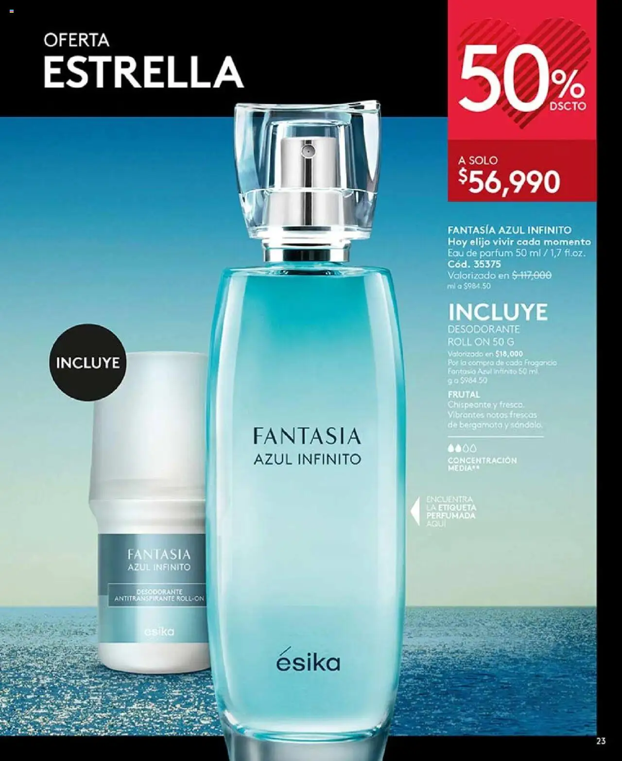 Ésika revista - valida desde el 29.07.2025 | Página: 23 | Productos: Desodorante, Antitranspirante