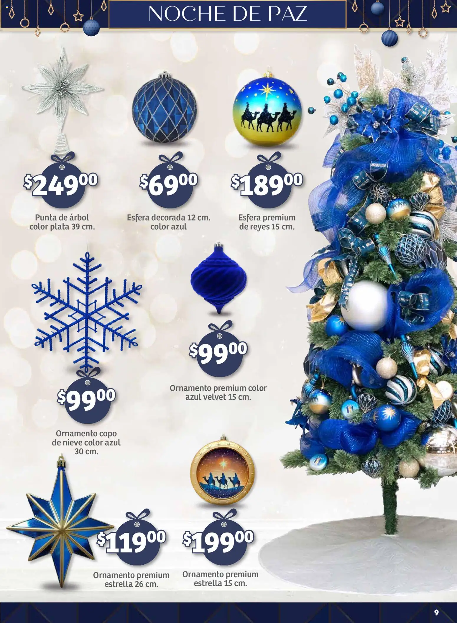 Nuevas ofertas de Soriana válidas en toda la República Mexicana desde el 25.09.2025. ¡Encuentra las mejores ofertas en Soriana - Decoración Navideña Mercado Nacional! | Página: 9