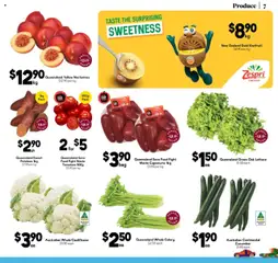 Preview of Drakes Catalogue QLD - valid from 22.10.2025 | Page: 7 | Products: Lettuce, Tomatoes, Kiwifruit, Cauliflower