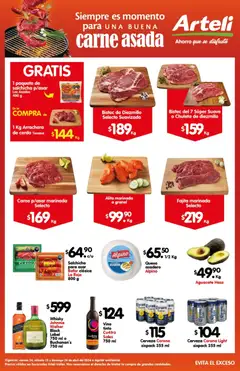 Vista previa de Arteli folleto Carne Express, nuevo folleto de la tienda, válido en México a partir del 24.04.2026