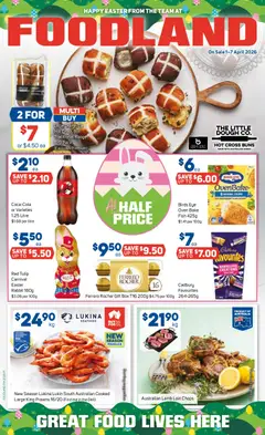Preview of Foodland catalogue  - valid from 01.04.2026