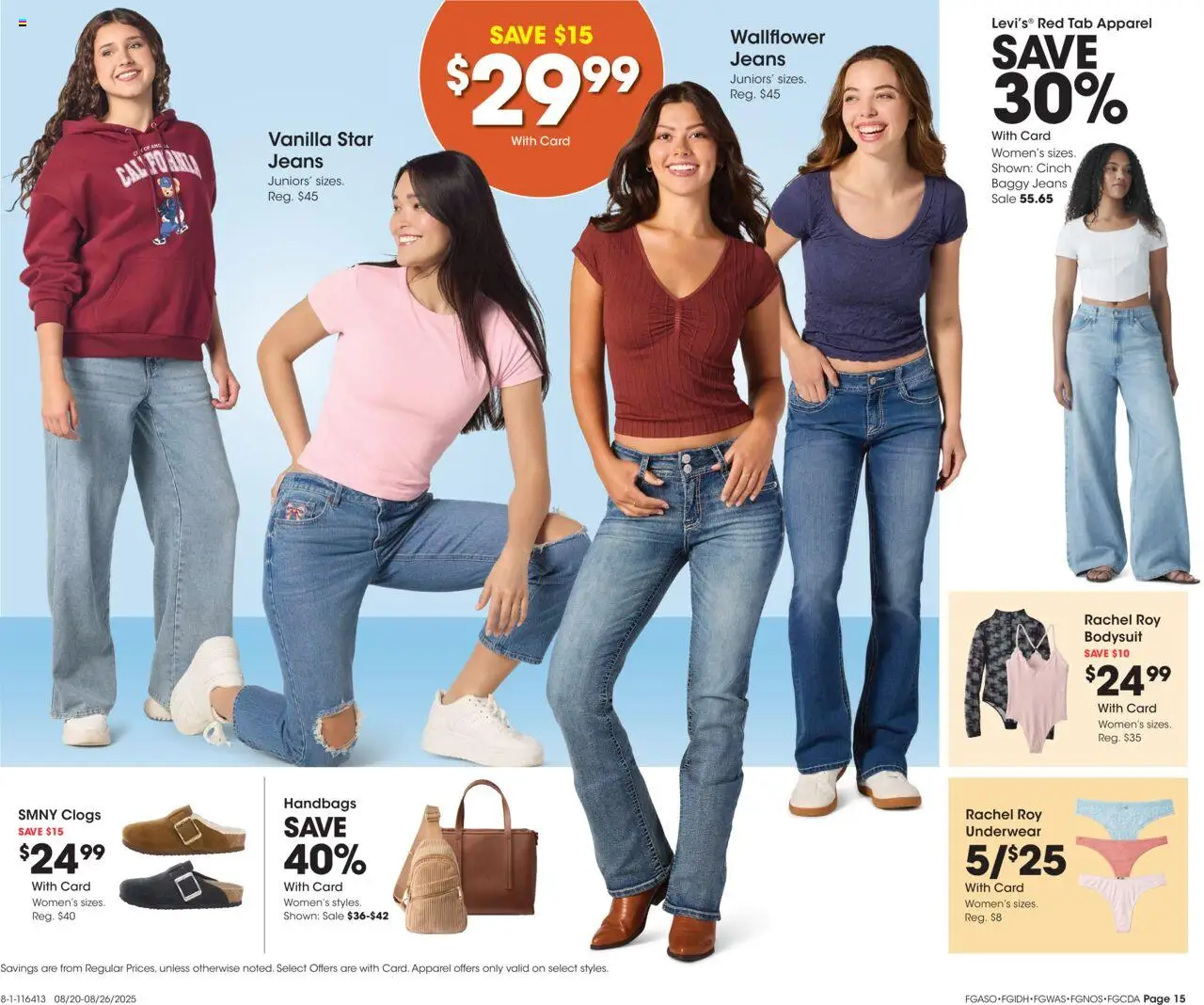 Fred Meyer Home & Apparel - valid from 20.08.2025 | Page: 18 | Products: Underwear, Jeans