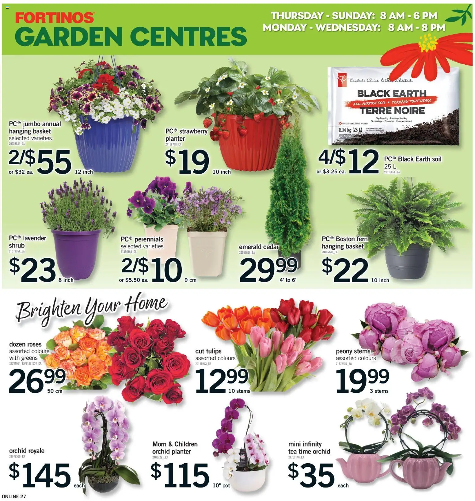 Fortinos flyer valid from 30.04.2026 | Page: 27 | Products: Tea, Basket