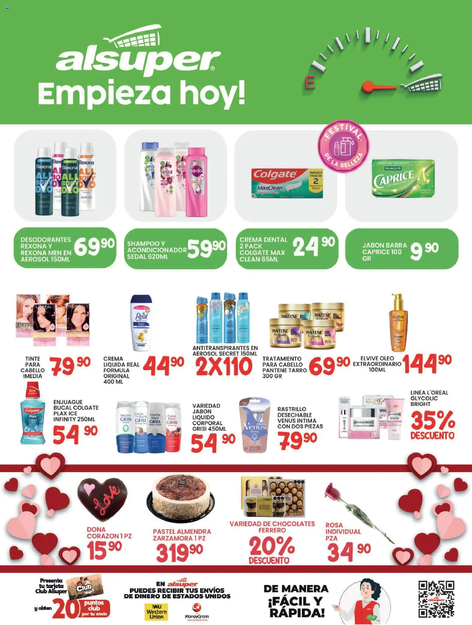 Nuevas ofertas de Alsuper válidas en toda la República Mexicana desde el 13.02.2026. ¡Encuentra las mejores ofertas en Alsuper folleto Chihuahua Capital! | Página: 8 | Productos: Crema, Rastrillo, Leche, Acondicionador