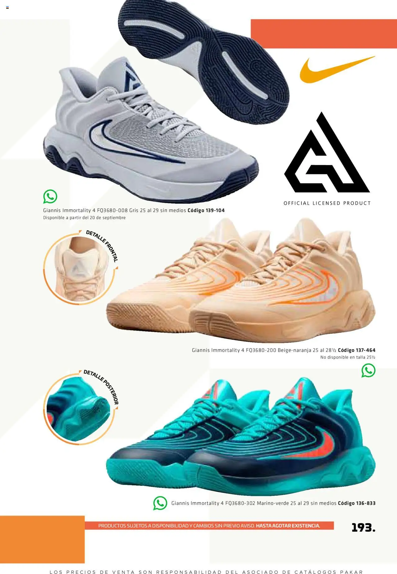 Nuevas ofertas de SC Pakar válidas en toda la República Mexicana desde el 29.08.2025. ¡Encuentra las mejores ofertas en SC Pakar - Catálogo Otoño Men Tomo 1! | Página: 193