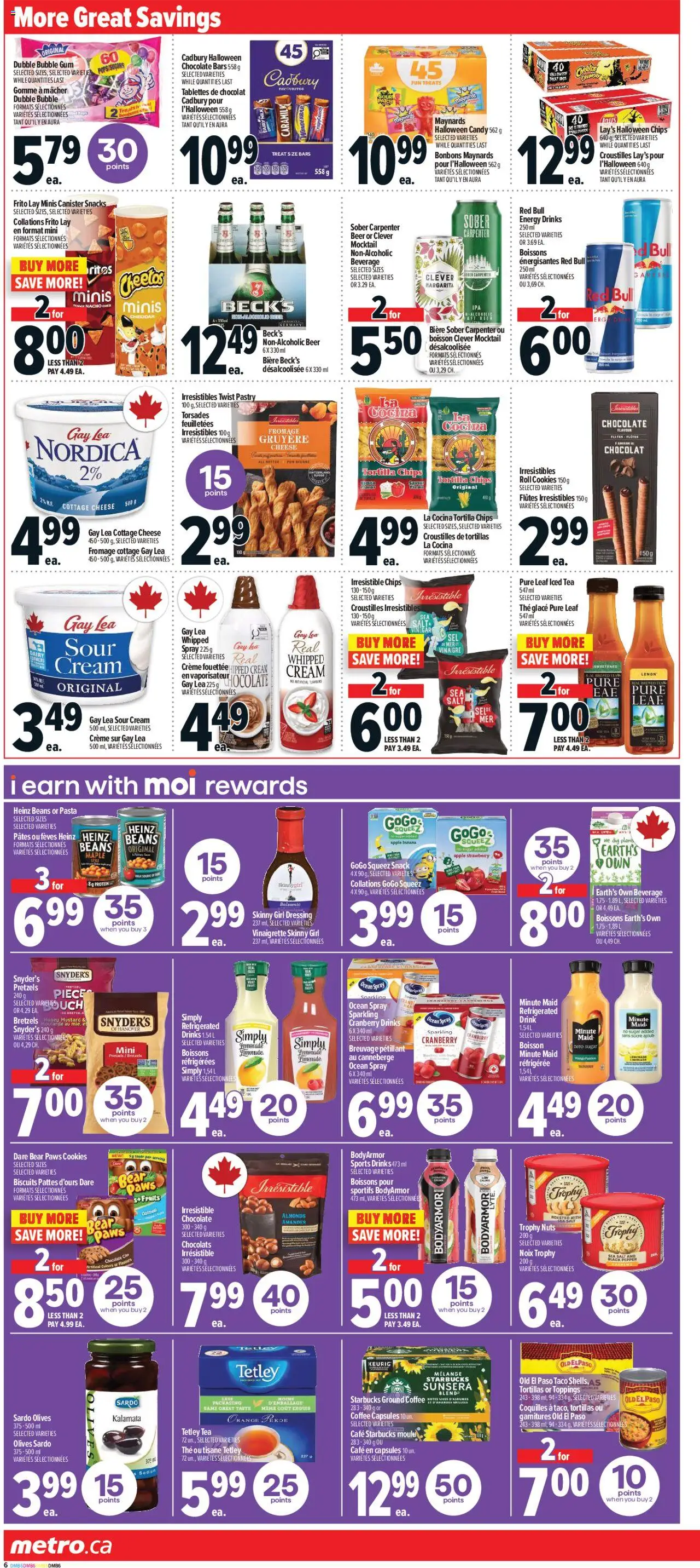 Metro flyer valid from 02.10.2025 | Page: 13 | Products: Sour cream, Nuts, Cookies, Cottage cheese