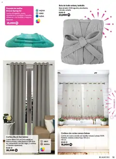 Nuevas ofertas de Betterware válidas en toda la República Mexicana desde el 03.06.2025. ¡Encuentra las mejores ofertas en Betterware catálogo Oportunidades! | Página: 77 | Productos: Toallas, Cortinas, Baño, Bata