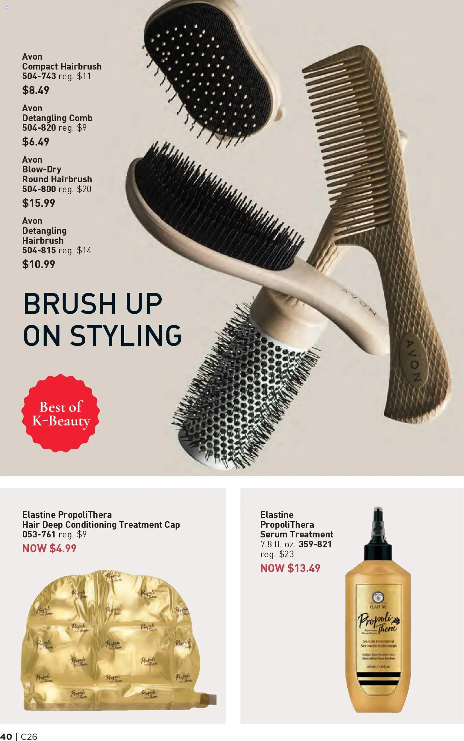 Avon Brochure - valid from 17.12.2025 | Page: 40 | Products: Brush, Cap