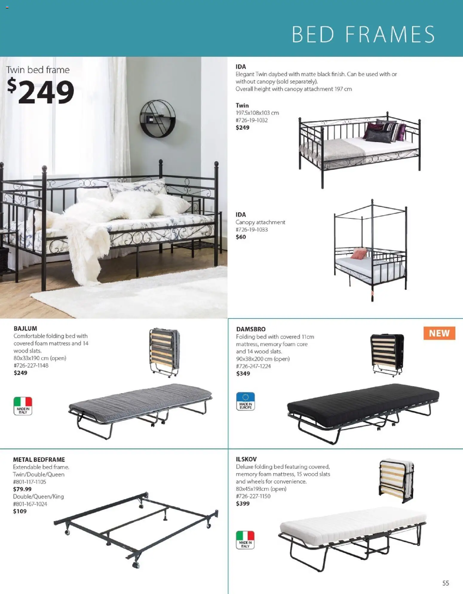 JYSK flyer valid from 01.01.2026 | Page: 55 | Products: Bed, Mattress