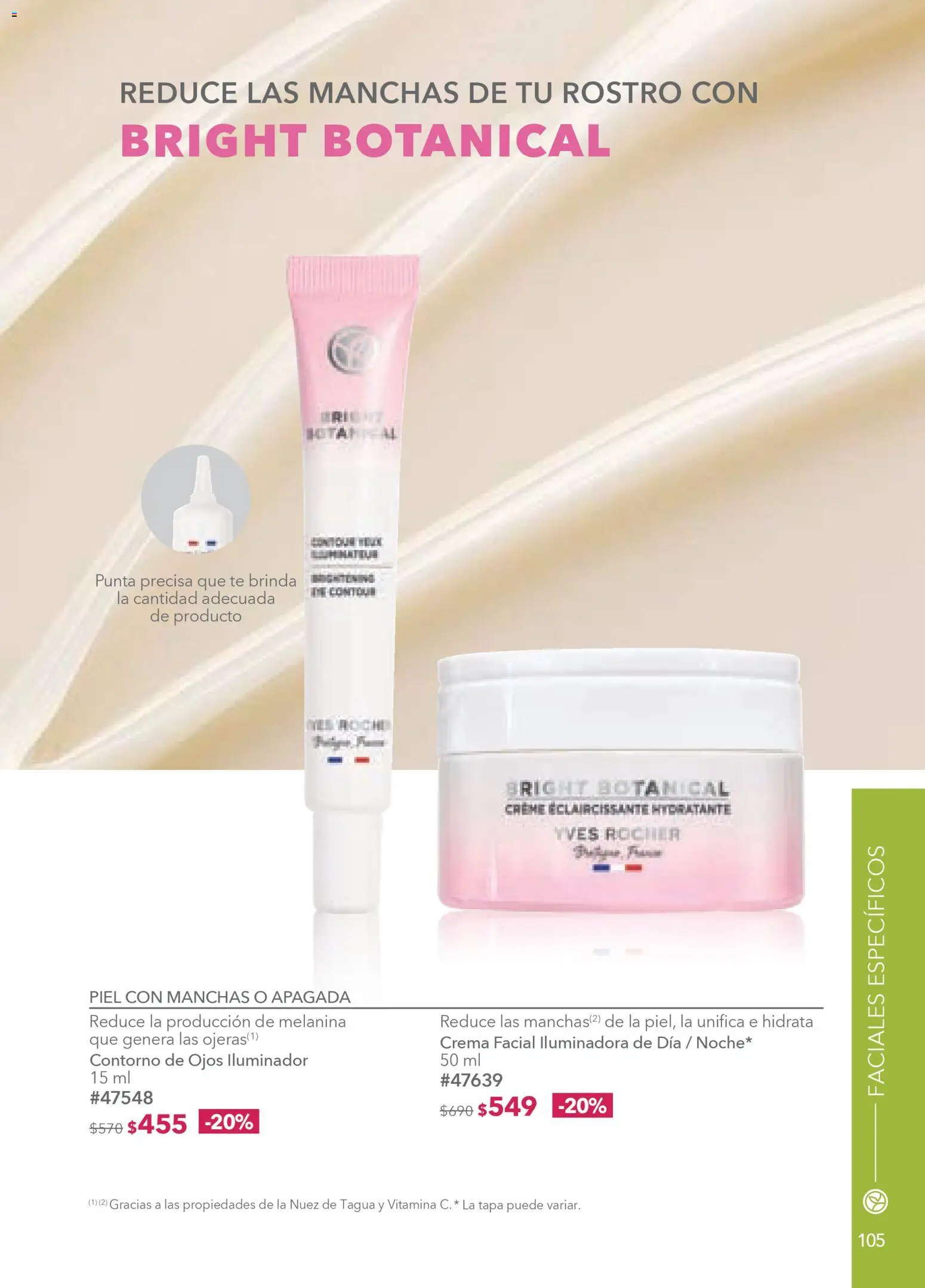 Nuevas ofertas de Yves Rocher válidas en toda la República Mexicana desde el 10.02.2026. ¡Encuentra las mejores ofertas en Yves Rocher campaña 3 2026! | Página: 103 | Productos: Iluminador, Contorno, Nuez, Té