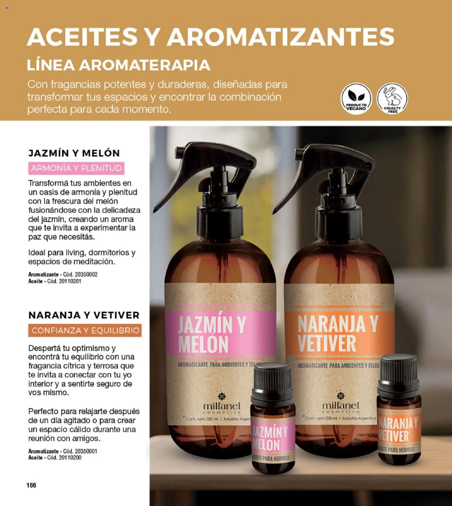 Millanel - Catálogo │ válido desde el 05.01.2026 | Página: 166 | Productos: Melón, Fragancia, Aceite, Té