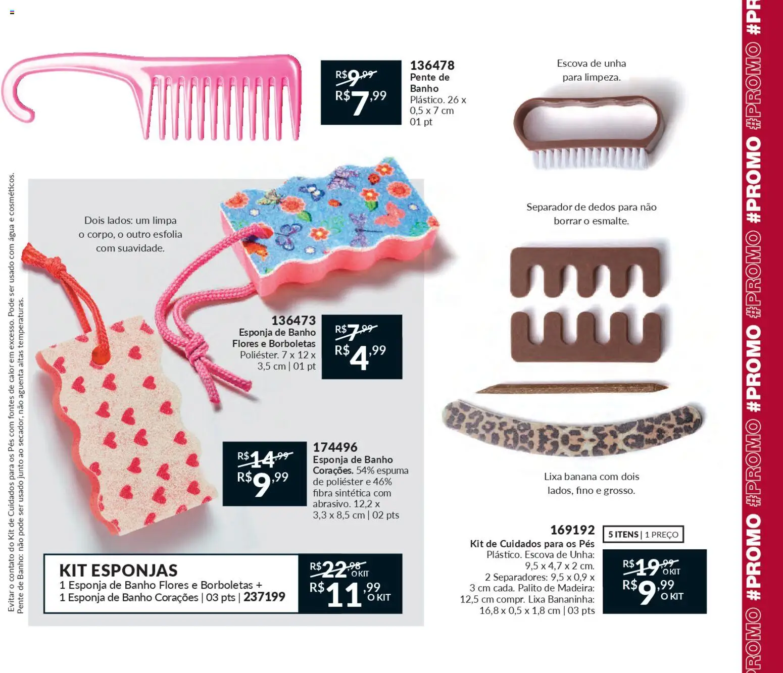 Avon Folheto - válido de 19.12.2025 | Página: 41 | Produtos: Esponja, Pente, Esponja de banho, Lixa