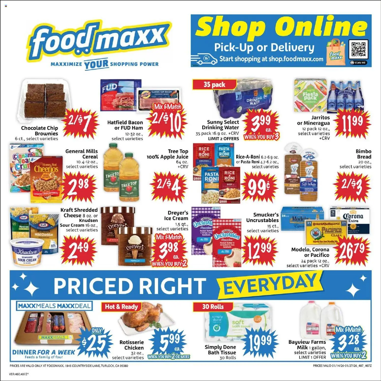 FoodMaxx Ad - valid from 14.01.2026 | Page: 2 | Products: Bath, Chocolate, Cream, Chocolate Chip