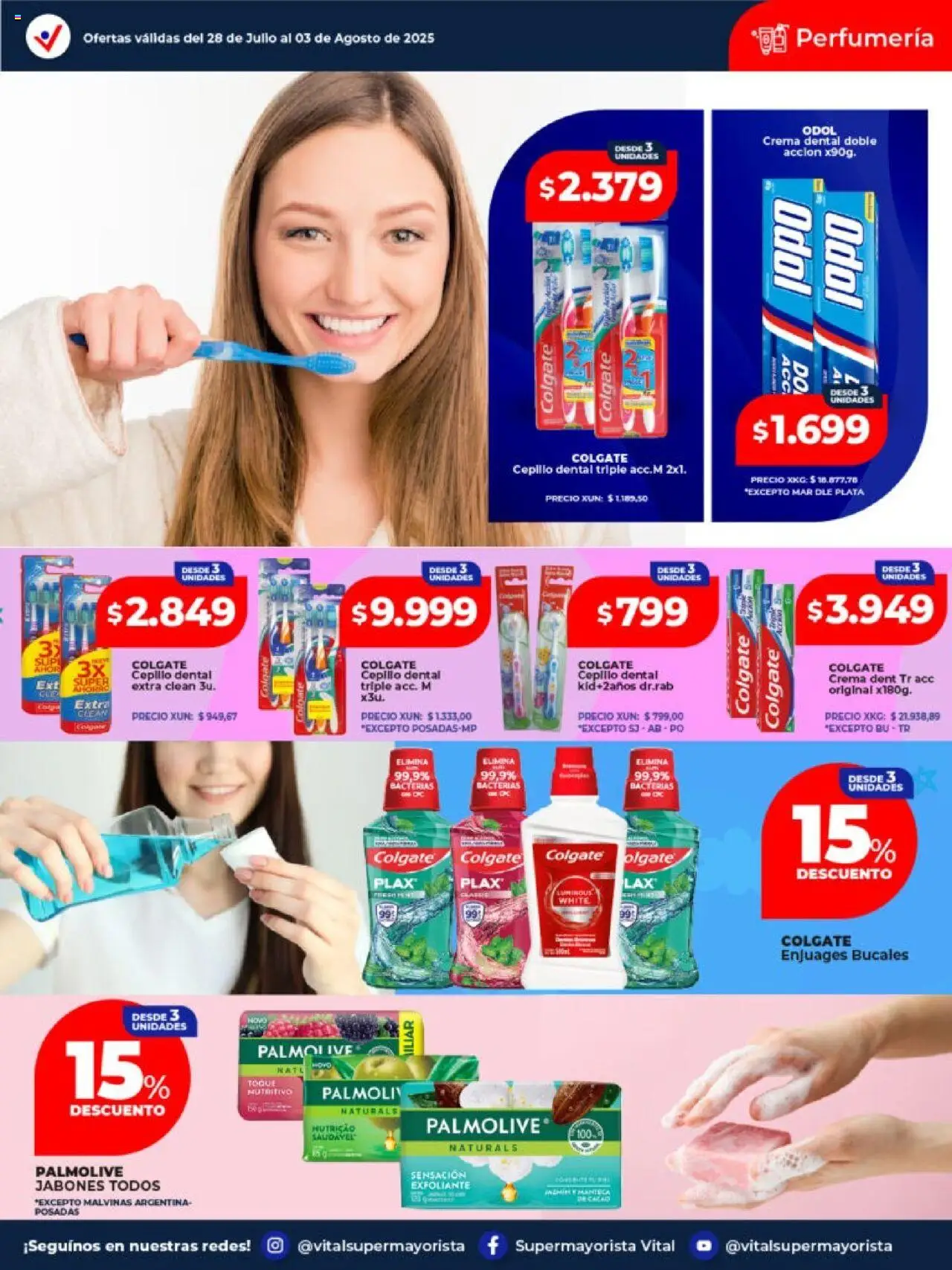 Vital ofertas - Posadas │ válido desde el 28.07.2025 | Página: 5 | Productos: Cepillo, Crema