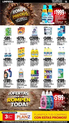 Vista previa Yaguar catálogo válido desde el 13.04.2026 | Página: 12 | Productos: Lavandina, Polvo, Jabón en polvo, Limón