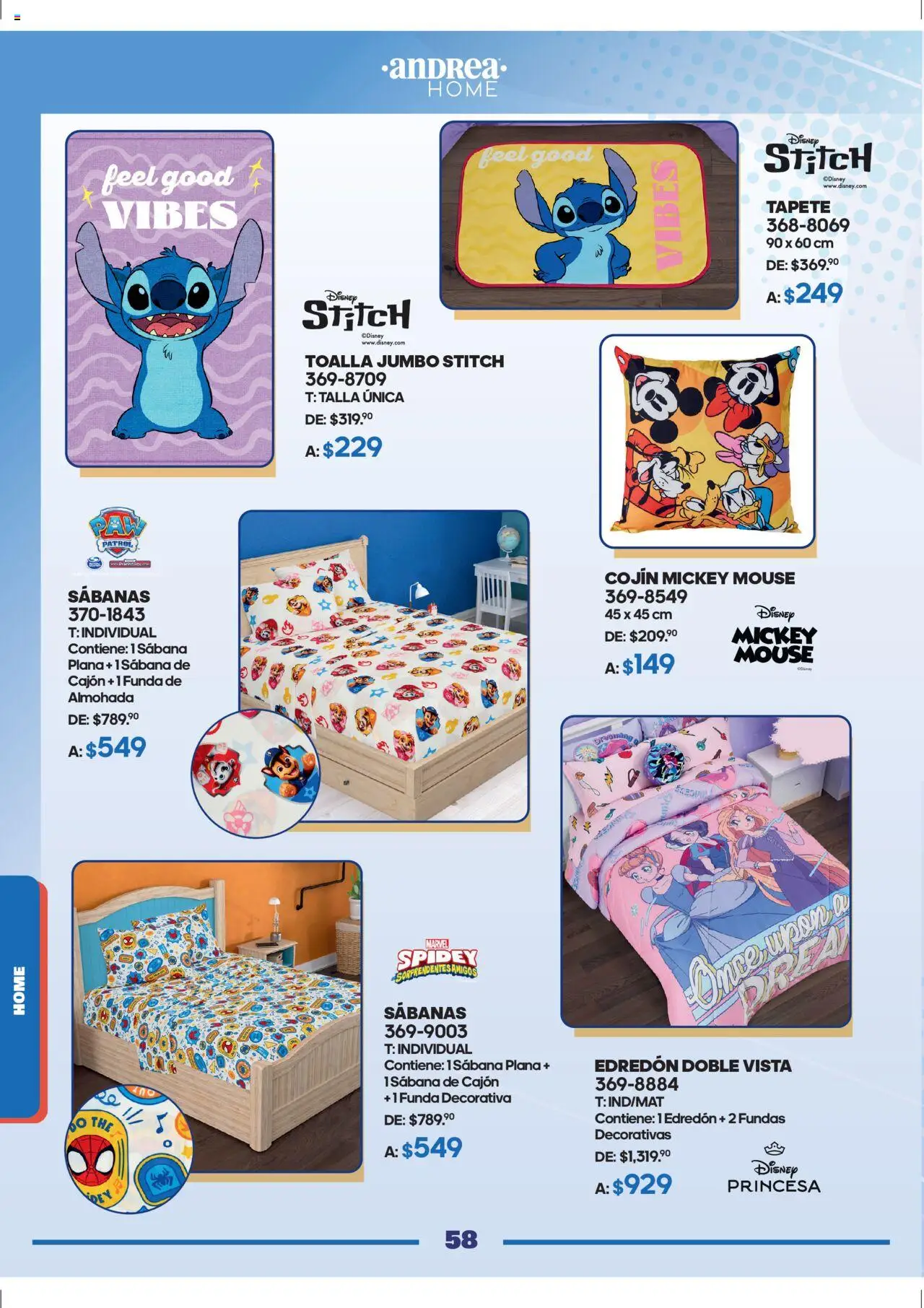 Nuevas ofertas de Andrea válidas en toda la República Mexicana desde el 28.09.2025. ¡Encuentra las mejores ofertas en Andrea - Catálogo Andrea Fest! | Página: 58 | Productos: Mouse, Funda, Funda de almohada, Almohada