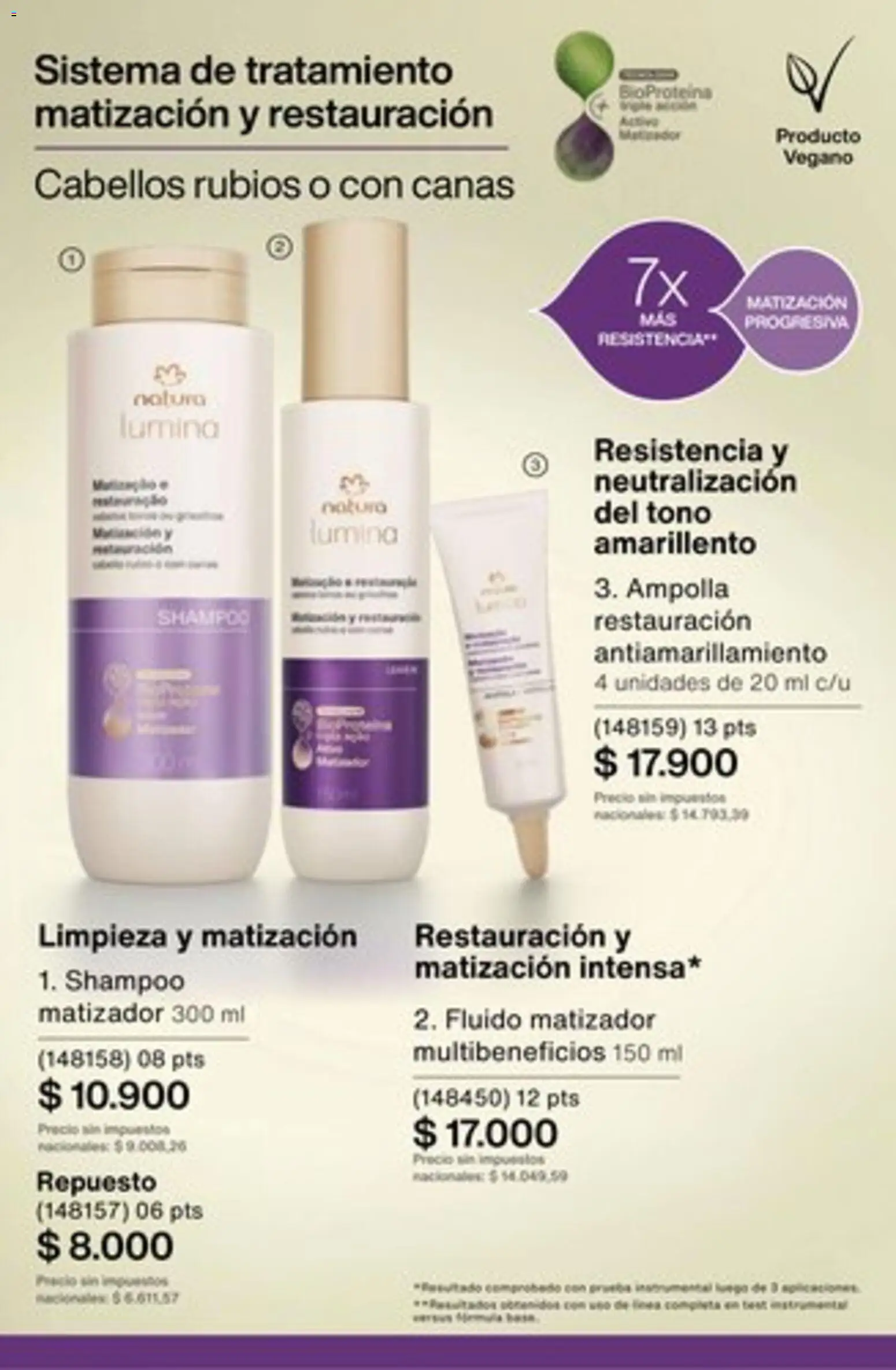 Catálogo Natura Ciclo 16/2025 │ válido desde el 01.11.2025 | Página: 262 | Productos: Shampoo, Ampolla