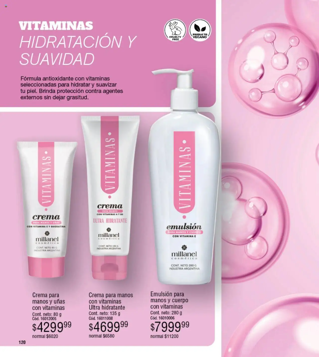 Millanel catálogo │ válido desde el 23.06.2025 | Página: 120 | Productos: Vitaminas, Emulsión, Crema