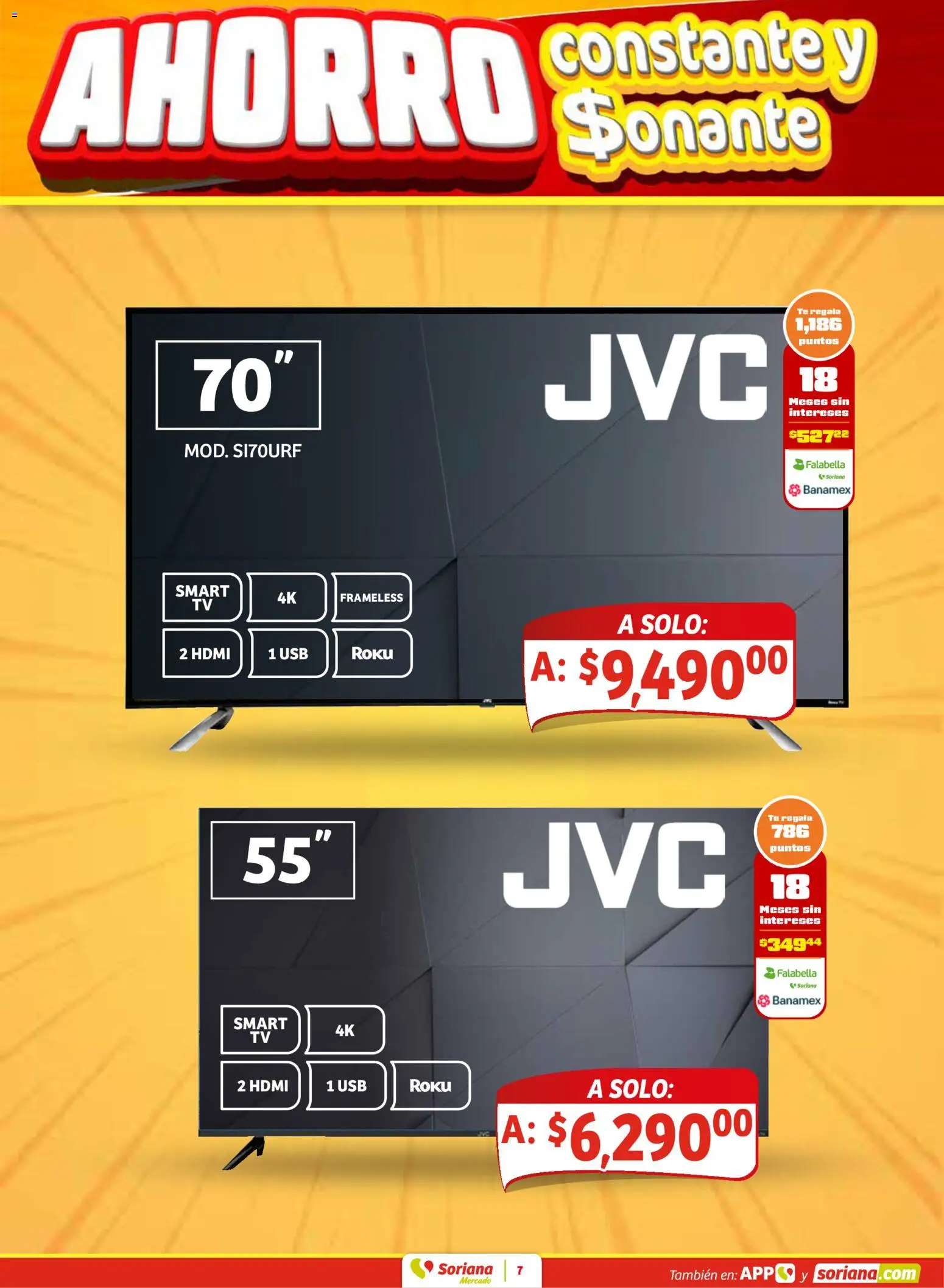 Nuevas ofertas de Soriana Fin de Semana Mercado: BCS, Son y Sin válidas en toda la República Mexicana desde el 19.03.2026. ¡Encuentra las mejores ofertas en Soriana Fin de Semana Mercado: BCS, Son y Sin! | Página: 7 | Productos: Usb, Té