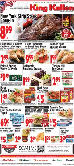 Preview of King Kullen weekly ads valid from 22.08.2025