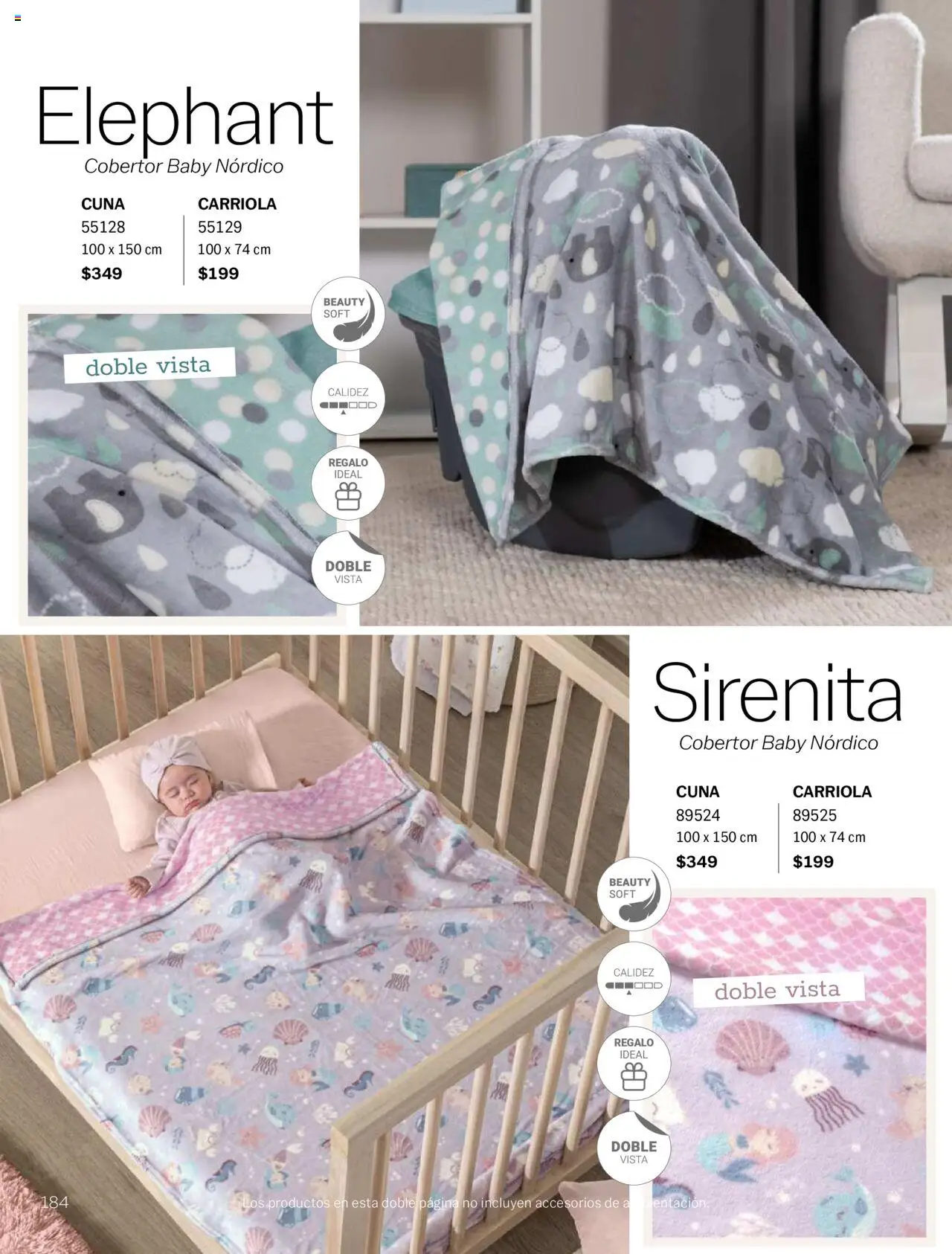 Nuevas ofertas de Vianney válidas en toda la República Mexicana desde el 15.08.2025. ¡Encuentra las mejores ofertas en Vianney - Catálogo Invierno! | Página: 186 | Productos: Carriola, Cobertor, Cuna