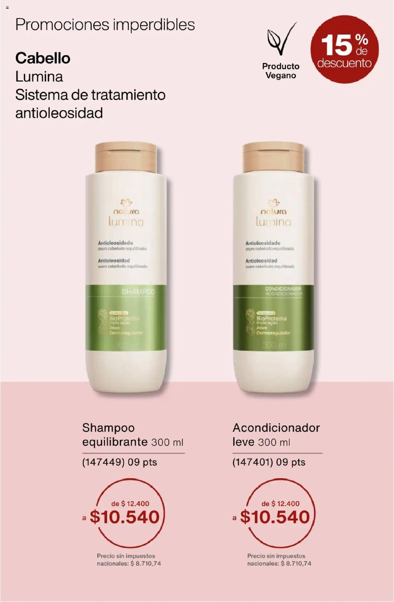 Natura - Catálogo Ciclo 15 │ válido desde el 01.10.2025 | Página: 42 | Productos: Shampoo, Acondicionador