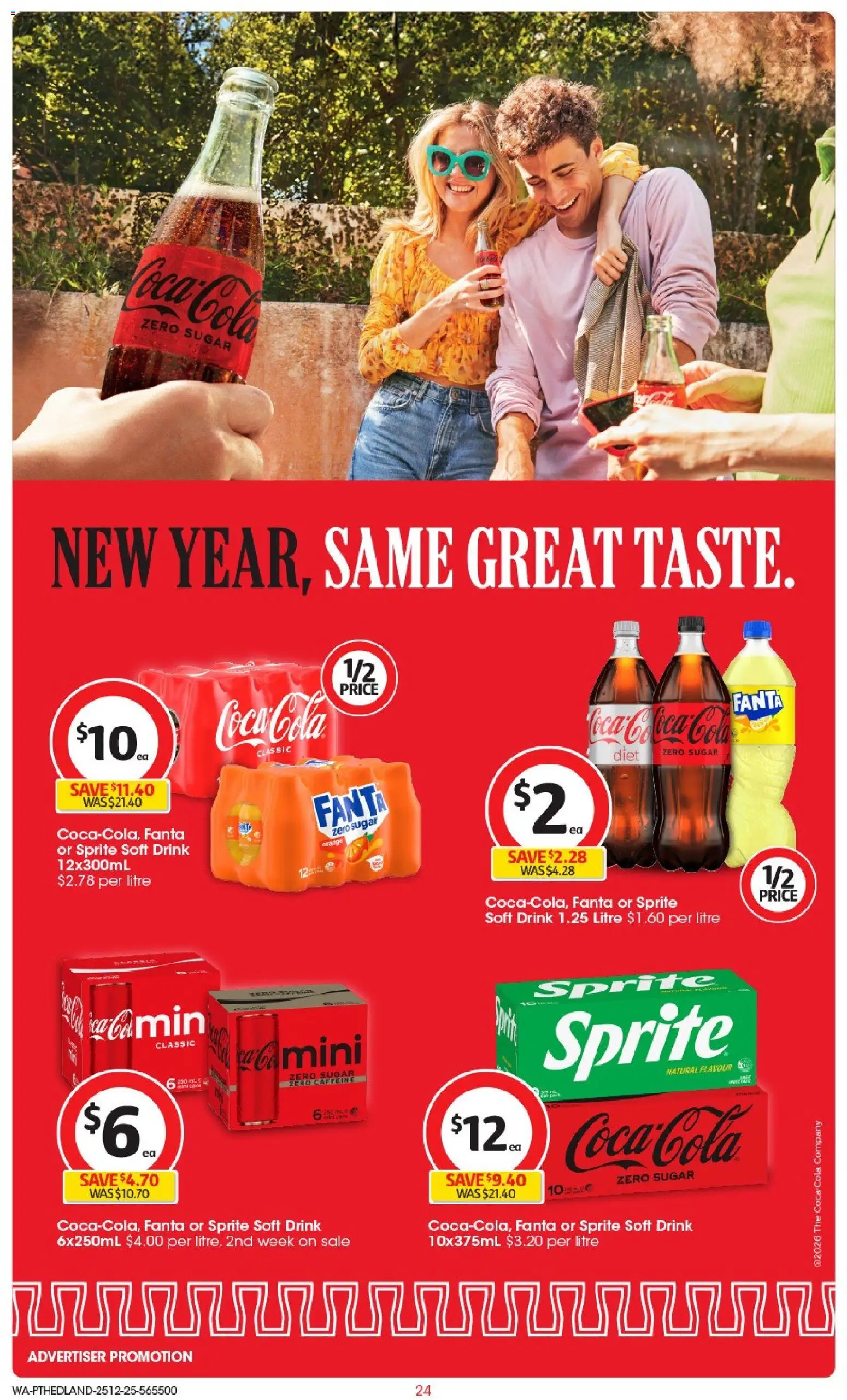 Coles catalogue - valid from 25.12.2025 | Page: 25 | Products: Coca Cola, Sugar